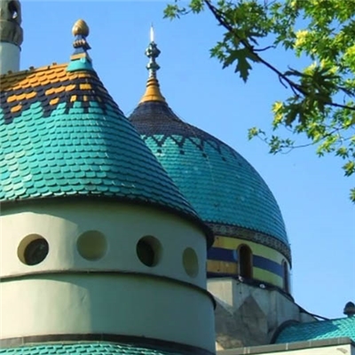 屋面魚鱗型金屬復(fù)合瓦